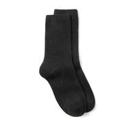 Embouro 100 Pure Cashmere Socks for Women and Men (UK, Alpha, One Size, Regular, Regular, BLACK)