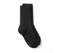Embouro Wool Cashmere Socks for Women and Men (UK, Alpha, One Size, Regular, Regular, BLACK)