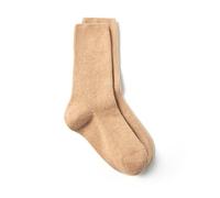 Embouro Wool Cashmere Socks for Women and Men (UK, Alpha, One Size, Regular, Regular, BROWN)