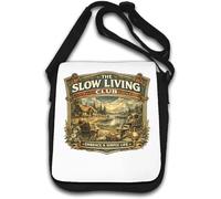 Embrace a Simple Slow Living Lifestyle Shoulder Bag White
