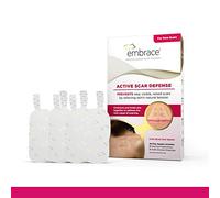 Embrace Active Scar Defense for New Scars, FDA-Cleared Silicone Scar Sheets, 2.4 Inch, Medium, 60 Day Supply (Recommended Treatment)