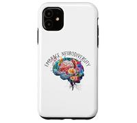 Embrace Autism ASD ADHD Tie Dye Brain Men Women Kids Case for iPhone 11