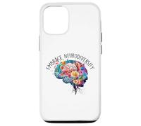Embrace Autism ASD ADHD Tie Dye Brain Men Women Kids Case for iPhone 12/12 Pro