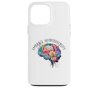 Embrace Autism ASD ADHD Tie Dye Brain Men Women Kids Case for iPhone 13 Pro Max