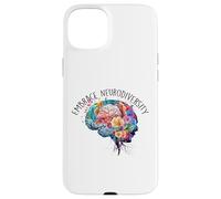 Embrace Autism ASD ADHD Tie Dye Brain Men Women Kids Case for iPhone 15 Plus