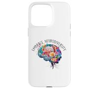 Embrace Autism ASD ADHD Tie Dye Brain Men Women Kids Case for iPhone 15 Pro Max