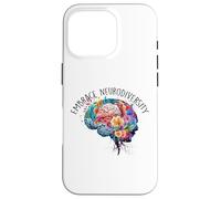 Embrace Autism ASD ADHD Tie Dye Brain Men Women Kids Case for iPhone 16 Pro