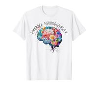 Embrace Autism ASD ADHD Tie Dye Brain Men Women Kids T-Shirt