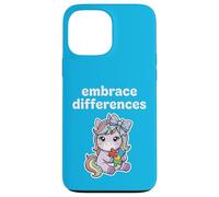 Embrace Differences Autism Awareness Kids Teacher Inclusion Case for iPhone 13 Pro Max