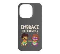 Embrace Differences Autism Neurodiversity Inclusion Kids Case for iPhone 14 Pro
