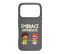 Embrace Differences Autism Neurodiversity Inclusion Kids Case for iPhone 17 Pro