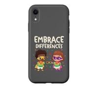 Embrace Differences Autism Neurodiversity Inclusion Kids Case for iPhone XR