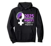 Embrace Equity 2025 International Women's Day March 8 Pullover Hoodie