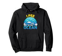 Embrace funny sarcastic beach jokes with I Pee In The Ocean Pullover Hoodie