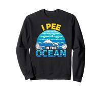 Embrace funny sarcastic beach jokes with I Pee In The Ocean Sweatshirt
