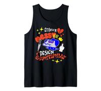 Embrace Messy Style Beautiful Chaos Expression Tank Top