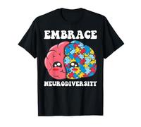 Embrace Neurodiversity Advocate Autism Awareness Support T-Shirt
