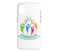 Embrace Neurodiversity Cute Autism Aspergers Syndrome Case for iPhone 16