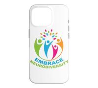 Embrace Neurodiversity Cute Autism Aspergers Syndrome Case for iPhone 16 Pro