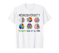 Embrace Neurodiversity Rainbow Celebrate Minds Of All Kinds T-Shirt