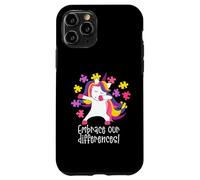 EMBRACE OUR DIFFERENCES! Dabbing Unicorn Autism Walk Meme Case for iPhone 11 Pro