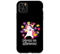 EMBRACE OUR DIFFERENCES! Dabbing Unicorn Autism Walk Meme Case for iPhone 11 Pro Max