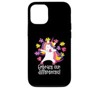 EMBRACE OUR DIFFERENCES! Dabbing Unicorn Autism Walk Meme Case for iPhone 12/12 Pro