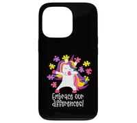 EMBRACE OUR DIFFERENCES! Dabbing Unicorn Autism Walk Meme Case for iPhone 13 Pro