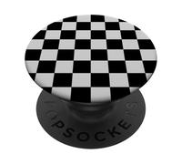 Embrace our Iconic black and white checkerboard.design PopSockets Adhesive PopGrip