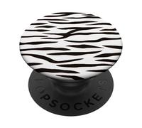 Embrace our iconic design with Black and GrayTiger Stripes PopSockets Adhesive PopGrip