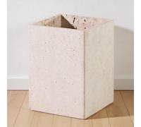 Embrace Rugged Texture and Unique Variations in Porous Stone Material, Travertine Material, Bath Accessories, Tavertine Bath Accessories (Wastebasket)