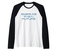 Embrace The AI Future Dystopian Irony Rebel Machines Raglan Baseball Tee