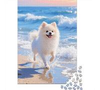 Embrace The Challenge of Pomeranian - 1000 Piece Wooden Puzzle Masterpiece for Adults - Ideal for Brain Development