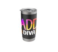 Embrace The Chaos ADD Humor and Hyperactivity Design Stainless Steel Insulated Tumbler