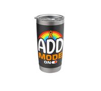 Embrace The Chaos ADD Humor and Hyperactivity Design Stainless Steel Insulated Tumbler