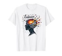 Embrace The Chaos: Creative Mind Musical Inspiration T-Shirt, Men, White, XL