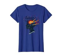Embrace The Chaos: Creative Mind Musical Inspiration T-Shirt, Women, Royal Blue, S