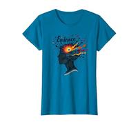 Embrace The Chaos: Creative Mind Musical Inspiration T-Shirt, Women, Sapphire, XS