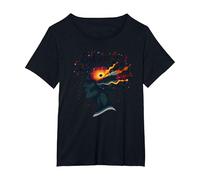 Embrace The Chaos: Creative Mind Musical Inspiration T-Shirt, Women's Plus, Black, 1X