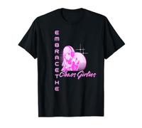Embrace The Chaos Gurlies Pink Anime Aesthetic T-Shirt