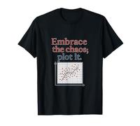 Embrace The Chaos - Plot It STEM Graph Design T-Shirt