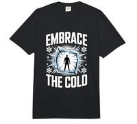 Embrace The Cold Ice Bath Warrior Training Spa Comfort Colors Adult Heavyweight T-Shirt