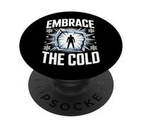 Embrace The Cold Ice Bath Warrior Training Spa PopSockets Adhesive PopGrip