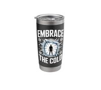 Embrace The Cold Ice Bath Warrior Training Spa Stainless Steel Insulated Tumbler