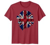 Embrace The Darkness Skull Macabre Mens T-Shirt Womens Tee Graphic Unisex Top Apparel L Brick Red