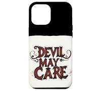 Embrace the Edge with this Devil May Care Emblem Outfit Case for iPhone 12 Pro Max