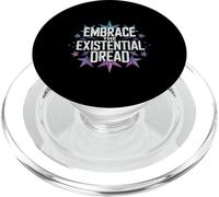 Embrace The Existential Dread Philosophy Nihilist aesthetic PopSockets PopGrip for MagSafe