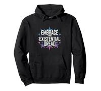 Embrace The Existential Dread Philosophy Nihilist aesthetic Pullover Hoodie