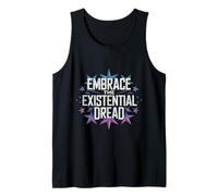 Embrace The Existential Dread Philosophy Nihilist Aesthetic Tank Top