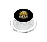 Embrace The Hive Mind Make More Mead Brewing Lover PopSockets PopGrip for MagSafe